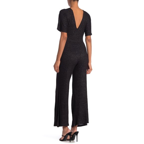 NWT Nordstrom Vanity Room Twist V-Neck Jumpsuit - Picture 2 of 2